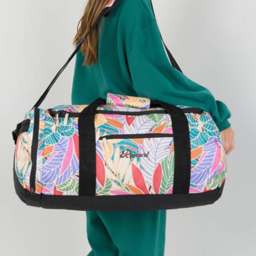 Colorful Tropical Print Duffel Bag RIPCURL NEW
